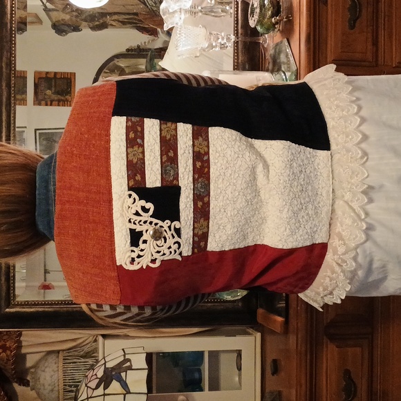 TAYLOR G WESTERN VEST Womens Jean vest new - Picture 6 of 6